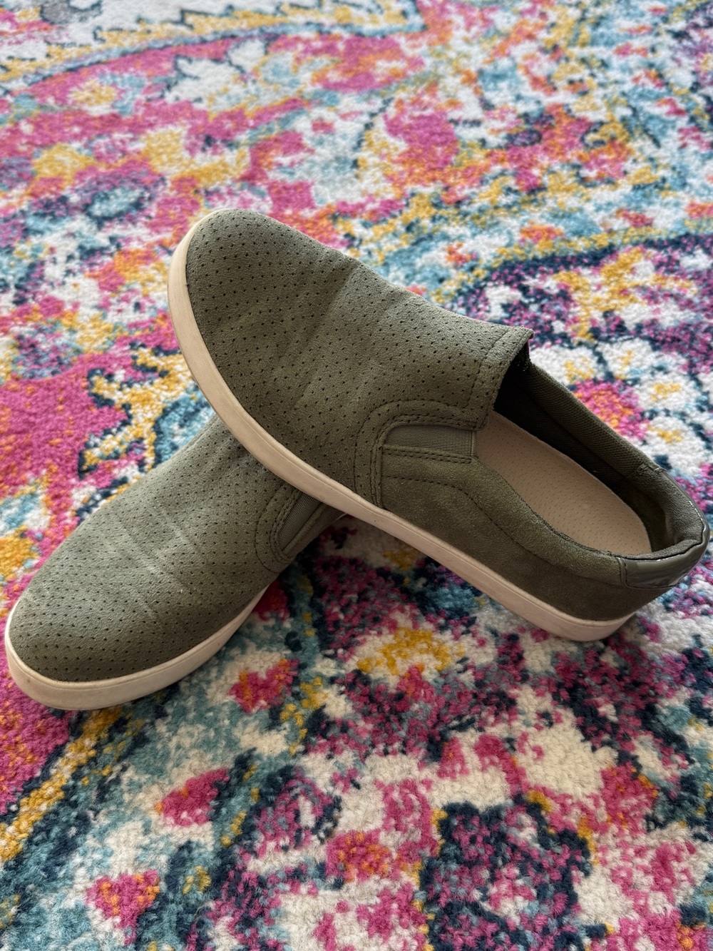Dr. Scholl's Women's Madison Slip-On Sneaker - 6.5 Willow Sage